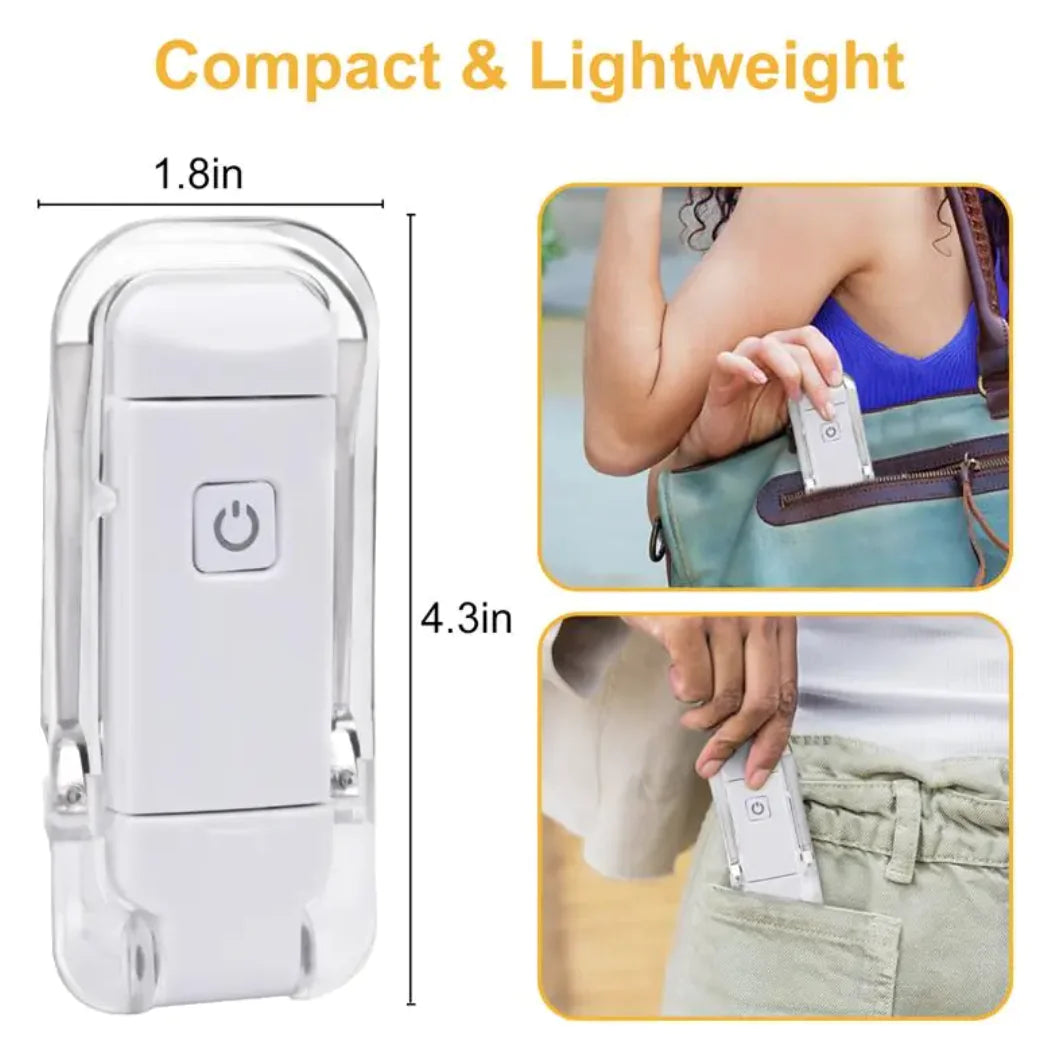 USB Rechargeable Clip-On Book Light