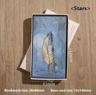 Metal Feather Bookmark