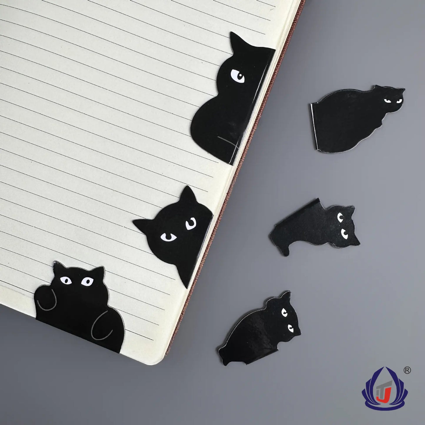 Black Cat Magnetic Bookmark