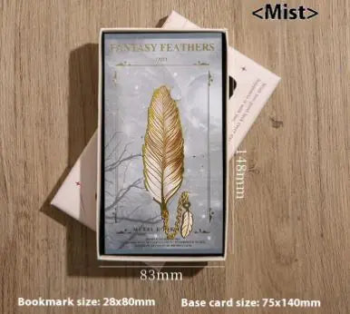 Metal Feather Bookmark
