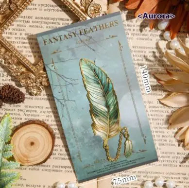 Metal Feather Bookmark