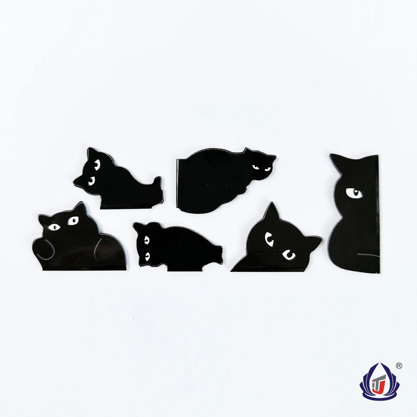 Black Cat Magnetic Bookmark