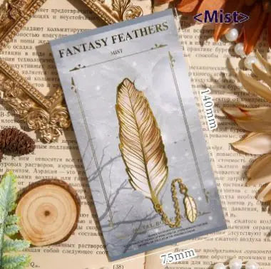 Metal Feather Bookmark