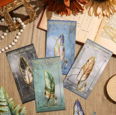 Metal Feather Bookmark