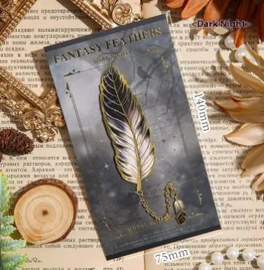 Metal Feather Bookmark