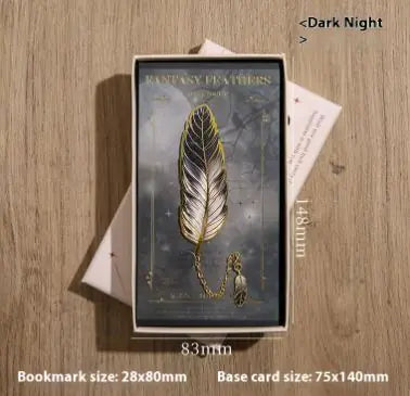 Metal Feather Bookmark