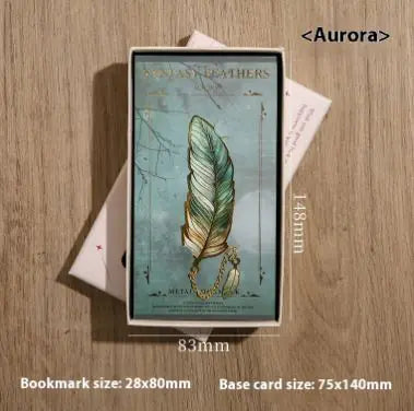 Metal Feather Bookmark